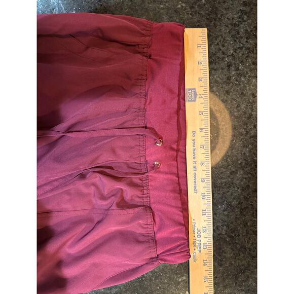 Scrubletics Maroon Scrub Pants Women's Size M - Picture 4 of 9